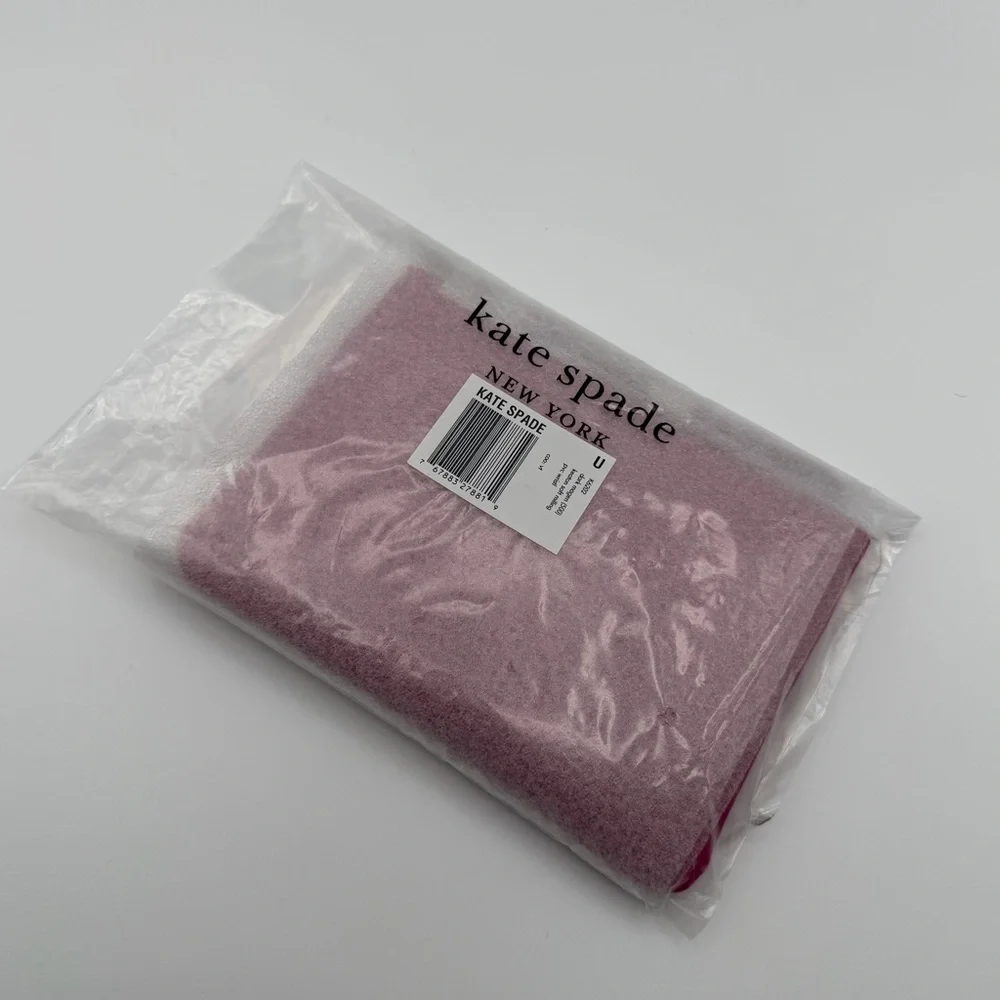 Kate Spade‎ Keaton Dark Magenta PVC Wristlet K6202 NWT